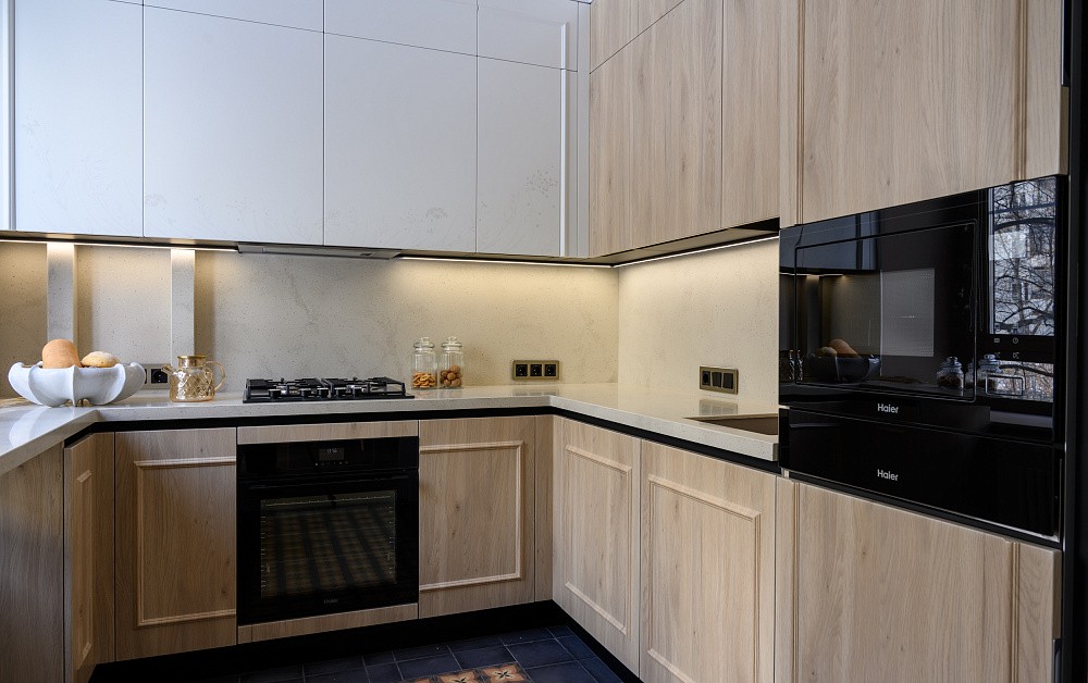 Кухня для ТВ-проекта «Квартирный Вопрос» в духе Стокгольма