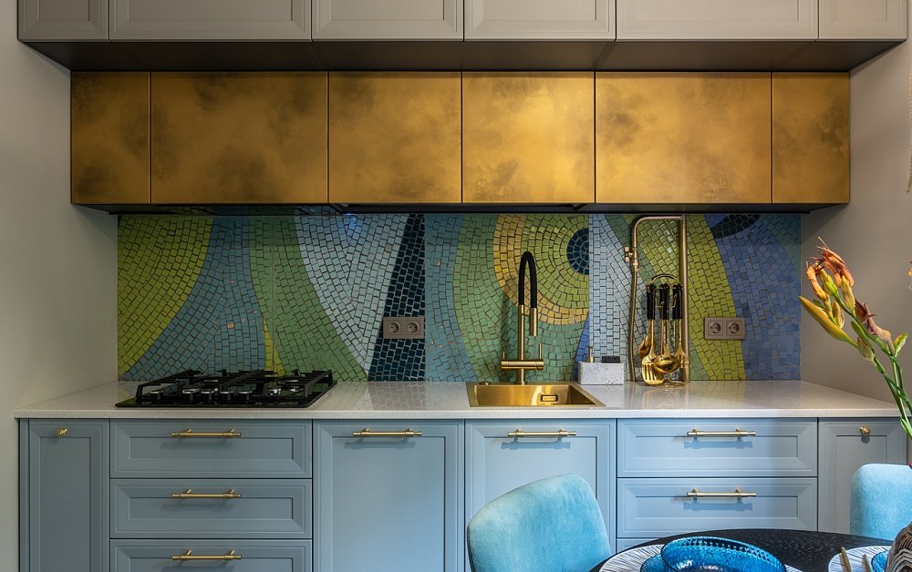 Кухня с мозаикой для ТВ-проекта «Квартирный Вопрос»