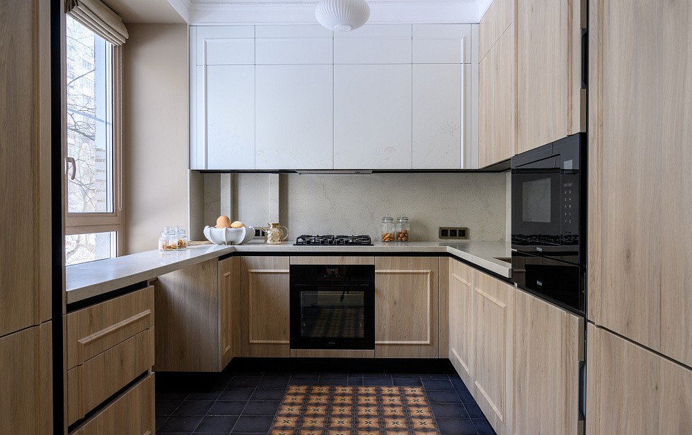 Кухня для ТВ-проекта «Квартирный Вопрос» в духе Стокгольма