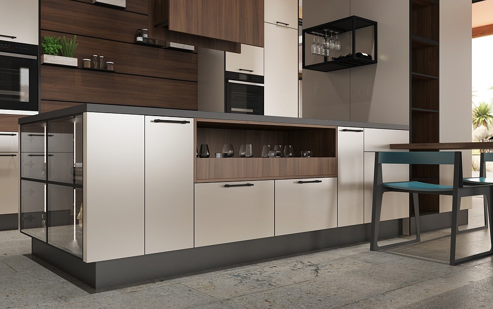 Кухня Ханна Блэк минимализм