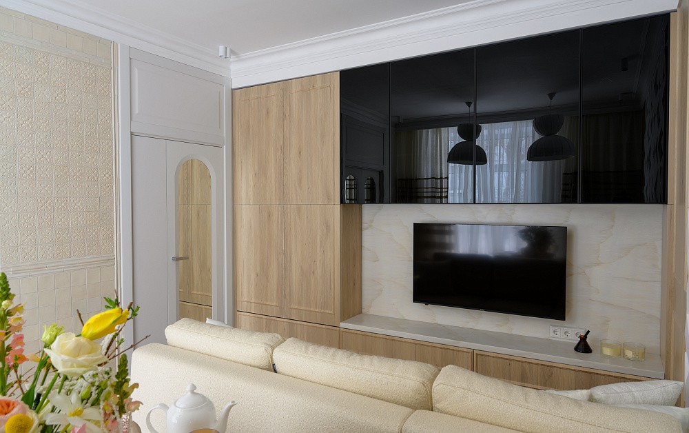 Кухня для ТВ-проекта «Квартирный Вопрос» в духе Стокгольма