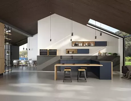 Синяя кухня в Наро-Фоминске