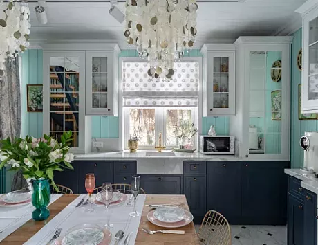 Синяя кухня в Наро-Фоминске