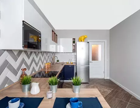 Синяя кухня