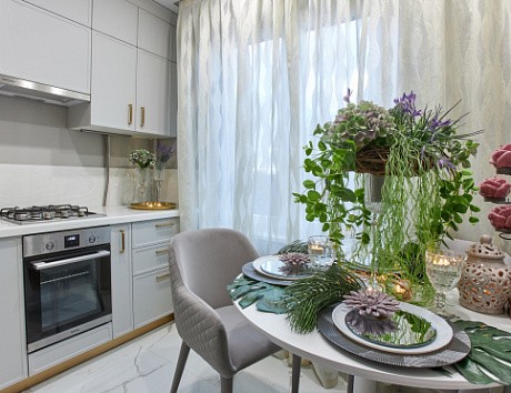 Светлая кухня в Обнинске