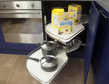 Синяя кухня в Санкт-Петербурге