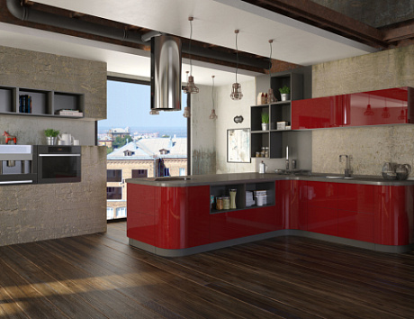 Красная кухня в Екатеринбурге