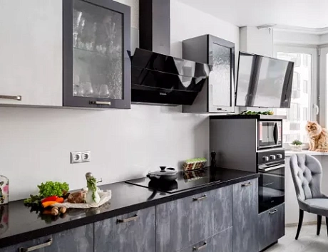 Серая кухня в Самаре