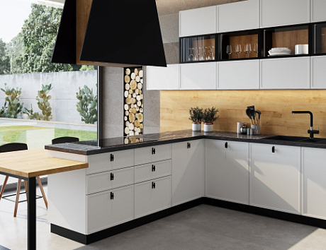 Светлая кухня в Обнинске