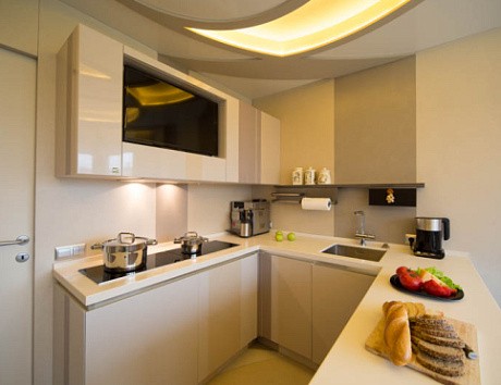 Бежевая кухня во Владикавказе