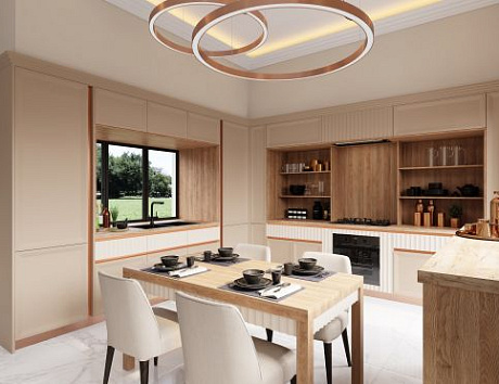 Светлые кухни, темные кухни