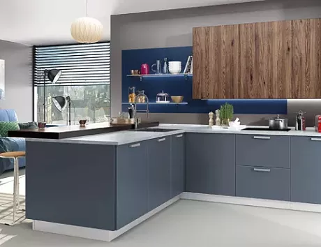 Синяя кухня в Наро-Фоминске