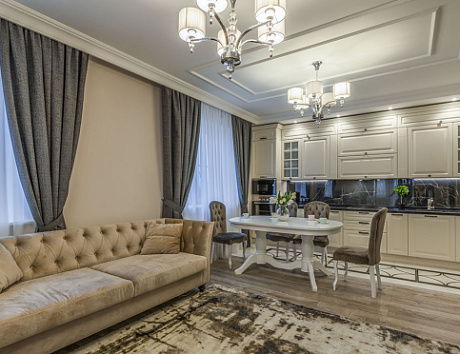 Глянцевая кухня в Анапе