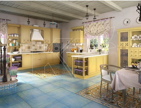 ширина угловой кухни