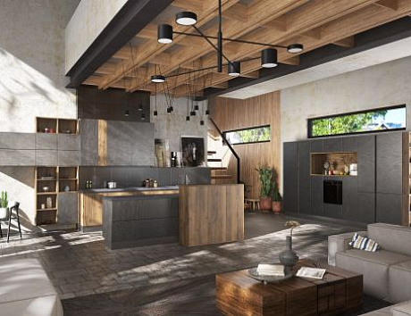 Модные серые кухни в классическом стиле и стиле модерн