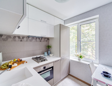 Белая кухня в Анапе