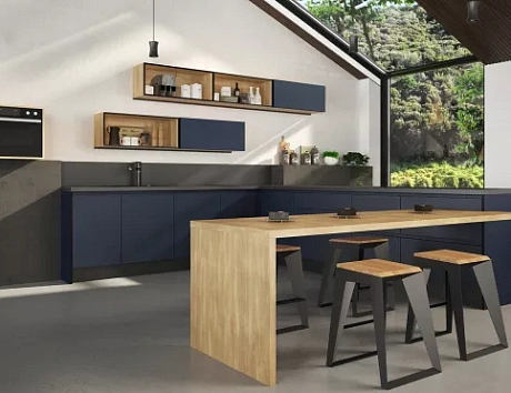 Синяя кухня в Твери