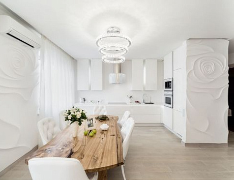 Уход за глянцевыми фасадами кухни