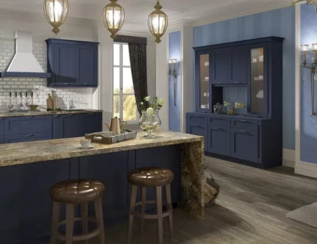 Синяя кухня в Казани