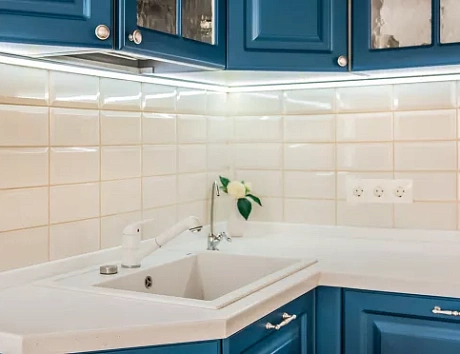 Синяя кухня в Твери