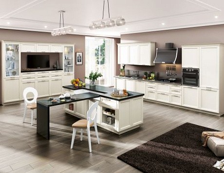 кухня из массива дерева