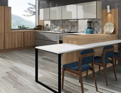 Серая кухня в Егорьевске