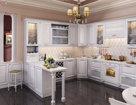 Светлая кухня в Арзамасе