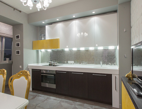 Глянцевая кухня в Анапе