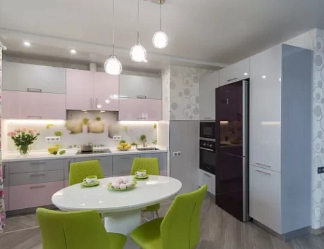 Серая кухня в Егорьевске