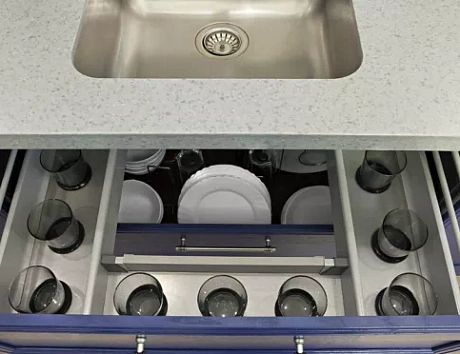 Синяя кухня в Твери