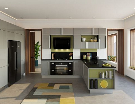 кухонный гарнитур для маленькой кухни