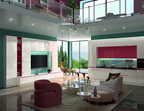 Прямые кухни