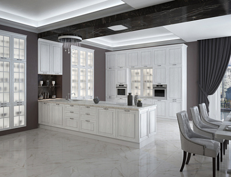 Белая кухня в Санкт-Петербурге