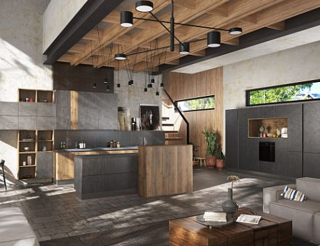 Маленькая светлая кухня