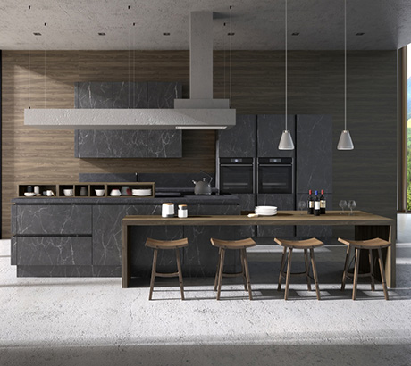 Кухня Ноа Лофт (мрамор)